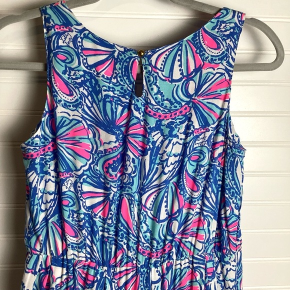 LILLY PULITZER Dress Girls XLarge For Target Floral  Maxi Fit & Flare Preppy - Picture 6 of 11